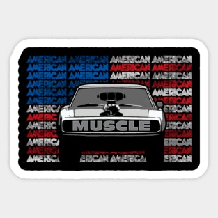 Street Racing American Muscle Sticker